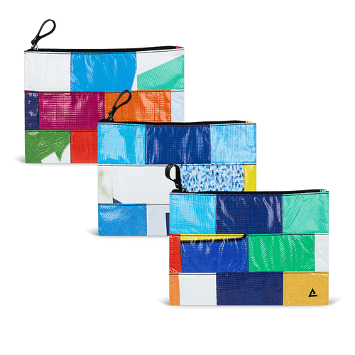 Patchwork Charlie Pouch 3 Pack