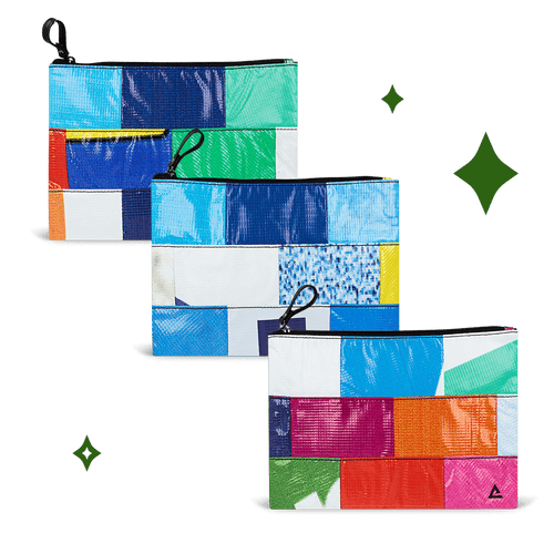 Patchwork Charlie Pouch 3 Pack